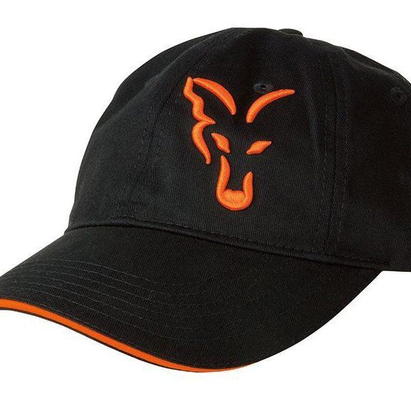 Sapca Fox Black Orange Baseball