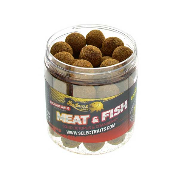Boilies Carlig Select Baits Meat&Fish - Hardned