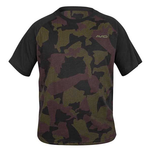 Tricou Avid Carp Distortion Camo Lite T-Shirt