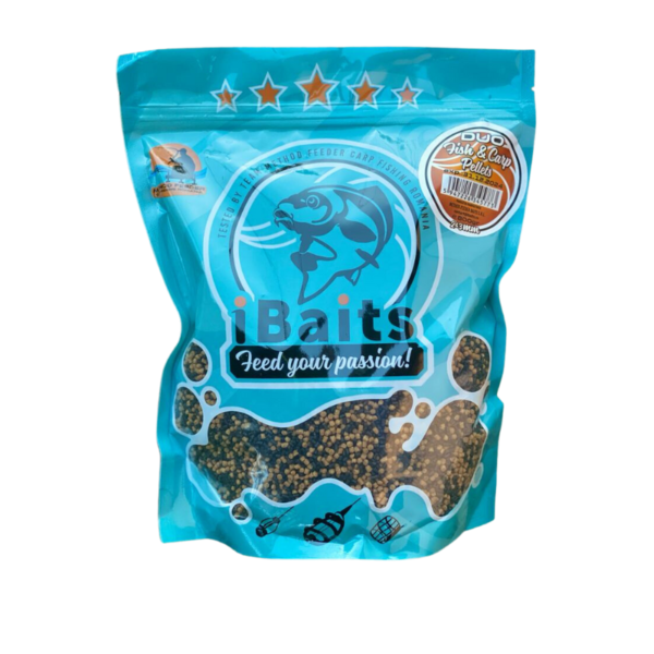 Pelete iBaits Duo Fish&Carp 2mm, 800g