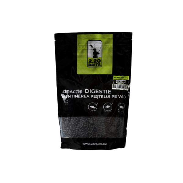 Micropelete 2.20 Baits Black Hallibut 4mm, 800g