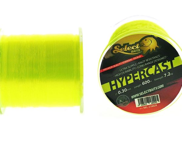 Fir Monofilament Select Baits HyperCast Neon Yellow, 600m