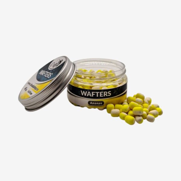 Wafters Dumbell C&B Ananas Alb-Galben 6mm