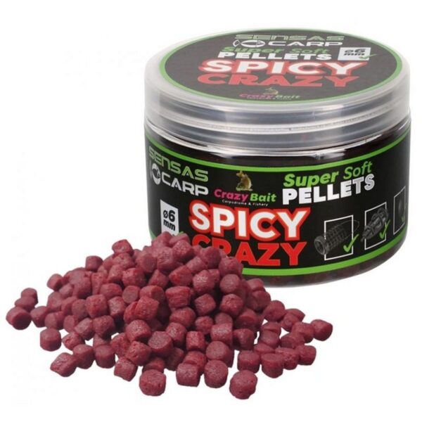 Pelete Sensas Super Soft Spicy Crazy 6mm