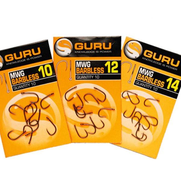Carlige Guru Mwg Barbless