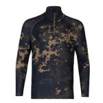 Bluza UPF50+ Korda Kool Zip Jersey Dark Kamo