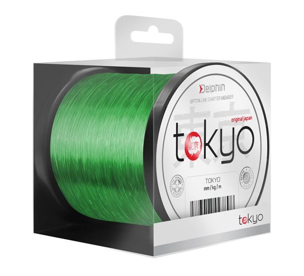 Monofilament Delphin Tokyo Verde Fluo, 0,286mm, 6.4kg, 1200m