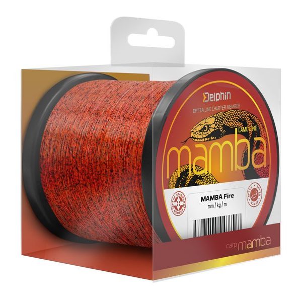 Fir monofilament Delphin Mamba Carp, 0.28mm, 6.1kg, 600m