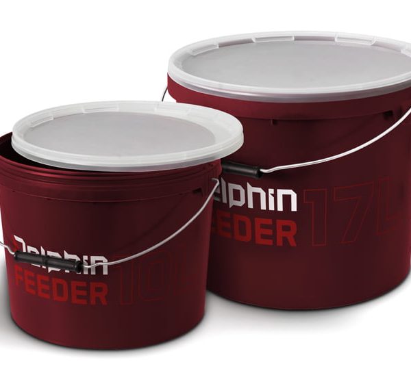 Galeata Rotunda Cu Capac Delphin Feeder, 10l