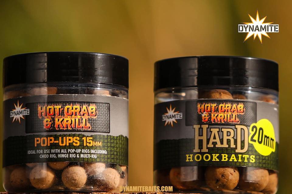 Boilies Carlig Dynamite Baits Hot Crab & Krill Hard Hook Baits, 20mm - imagine 4