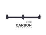 Buzz Bar aluminiu ZFish Carbon design, 3 posturi, 30cm - imagine 3