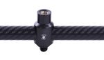 Buzz Bar aluminiu ZFish Carbon design, 3 posturi, 30cm - imagine 2