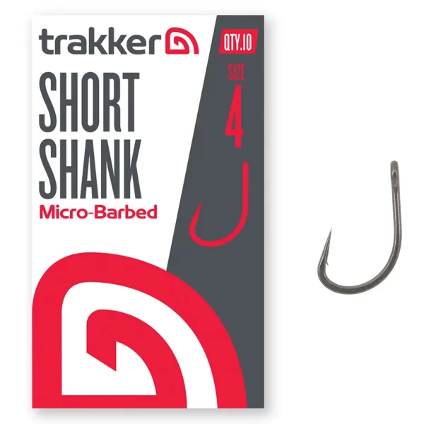 Carlige Trakker Short Shank micro barbed, nr. 4