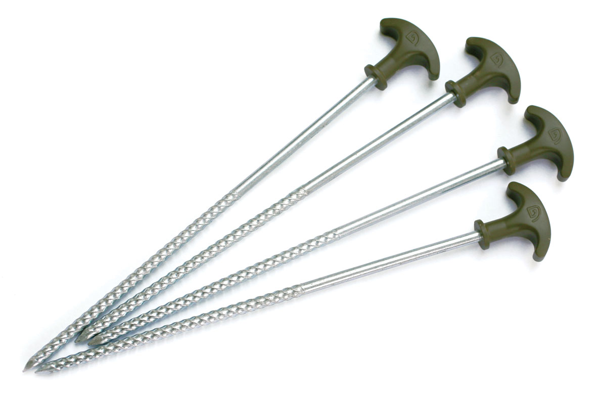 Cuie_Trakker_pentru_cort_30cm.jpg Cuie Trakker pentru cort, 30cm, set 4buc - imagine 1