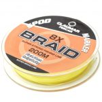 Fir Textil Claumar Pescar 8X Spod Marker Yellow Fluoro, 0.16mm, 19kg, 200m