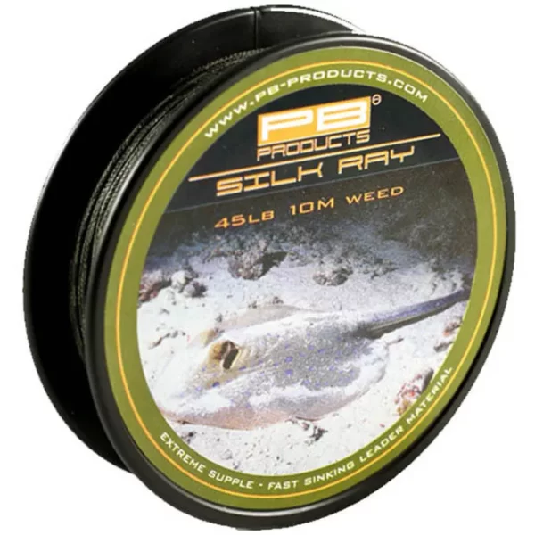 Fir fara miez de plumb PB Products Silk Ray Lead Free, 45lb, 10m