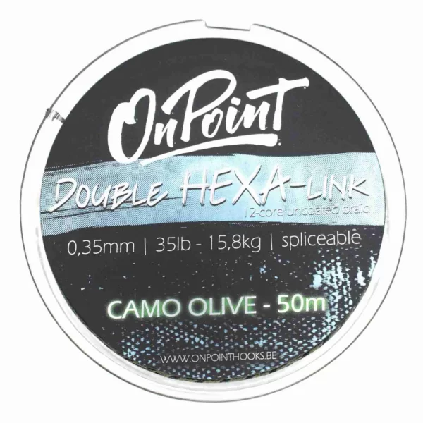Fir unleaded On Point Double Hexa link, Olive, 35lb