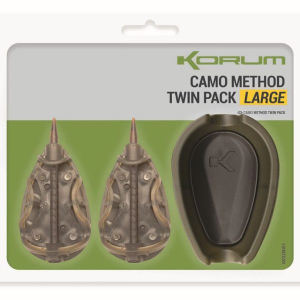 Set Method Feeder Korum Camo Twin Pack, Large, 30g