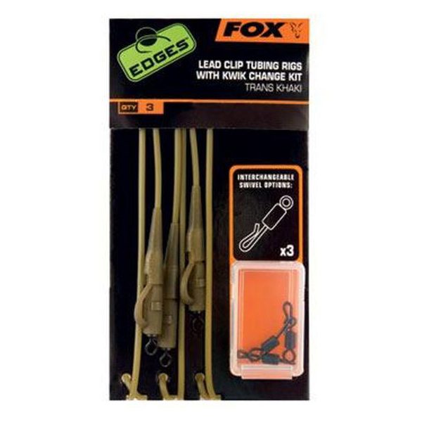 Montura Fox Edges Tubing Leadclip 3Buc