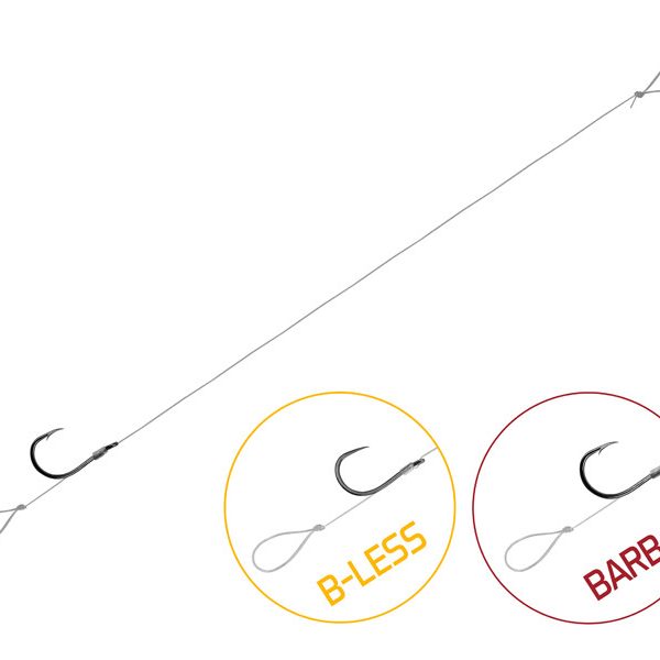 Montura Feeder Delphin FLR Loop, Nr. 8, 0.22, 8cm, 6buc