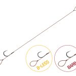 Montura Feeder Delphin Proxi Loop, Nr. 6, 0.10, 12cm, 6buc