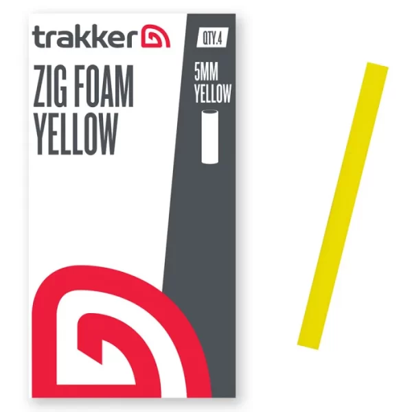 Spuma Flotanta Trakker Zig Foam, Galben