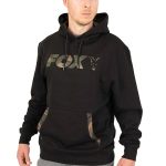 Hanorac Fox LW Black/Camo Print Pullover Hoody, Small