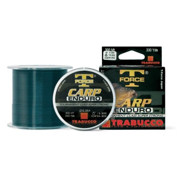 Fir Monofilament Trabucco T-Force Carp Enduro 600M, 0,25mm