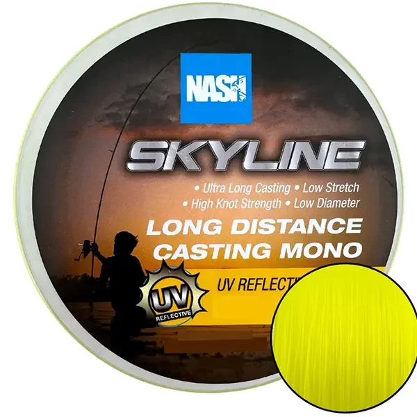 Fir Nash Skyline Long Distance Casting UV Yellow 0.26mm, 1000m