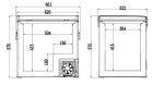 Frigider Auto Alpicool BD60 60L, Compresor, 12/24V, 230V, -20 Grade Celsius - imagine 7