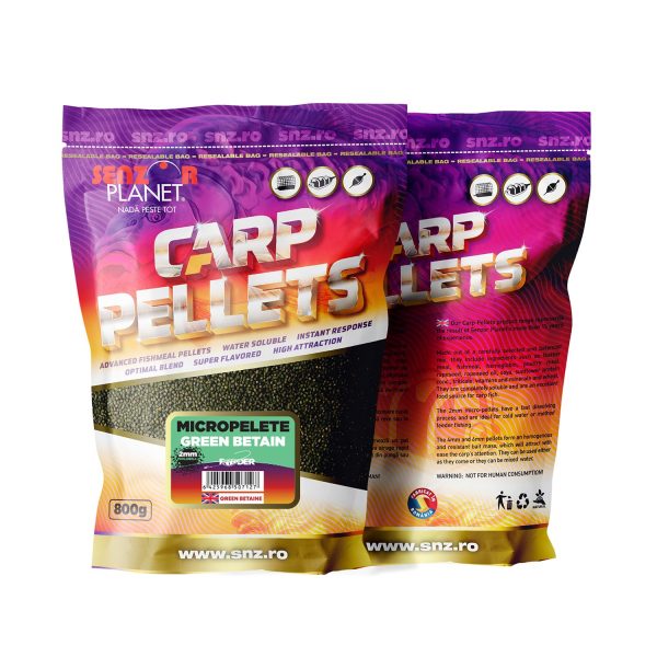Micropelete Green Betain Senzor, 2mm, 800gr