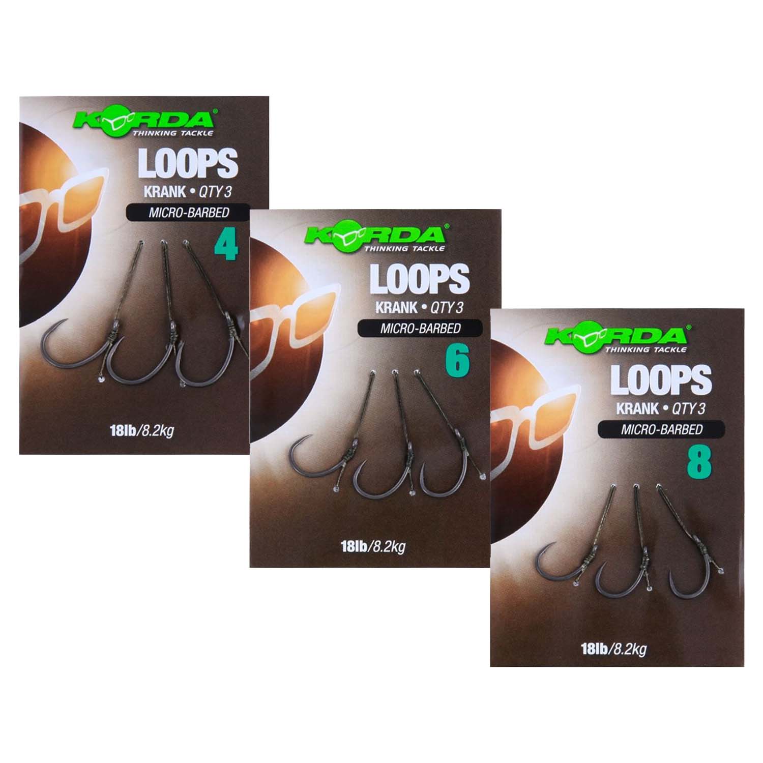 montura_korda_loops_krank.jpg Montura Korda Krank Loops, Set 3 Bucati - imagine 1