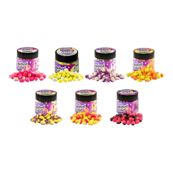 Pelete Carlig Benzar Mix Bicolor, Portocale Ciocolata, 8mm