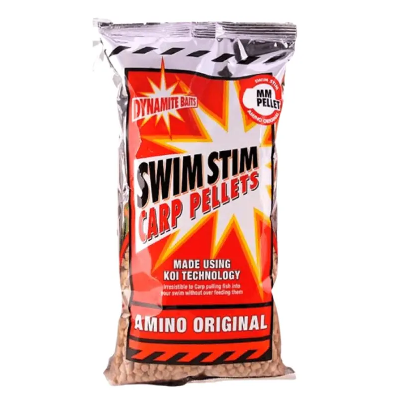 Pelete Dynamite Baits Swim Stim Carp Pellets, Amino Original, 900g