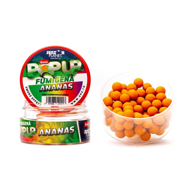 Pop-Up Fumigena Ananas Senzor, 6mm, 15gr