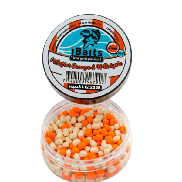 Wafters Dumbell iBaits iWafter Orange N-Butyric 4mm
