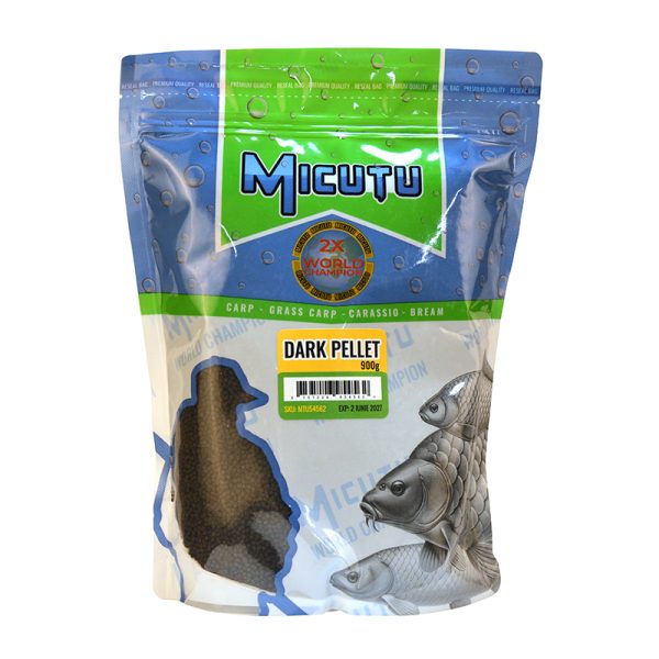 Pelete Micutu Dark Pellet 2mm, 900g